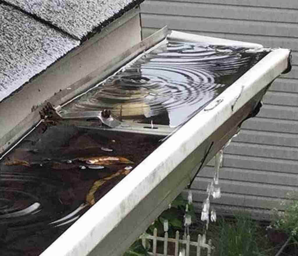 Residential Roofing - Damaged Guttering & Air Vents